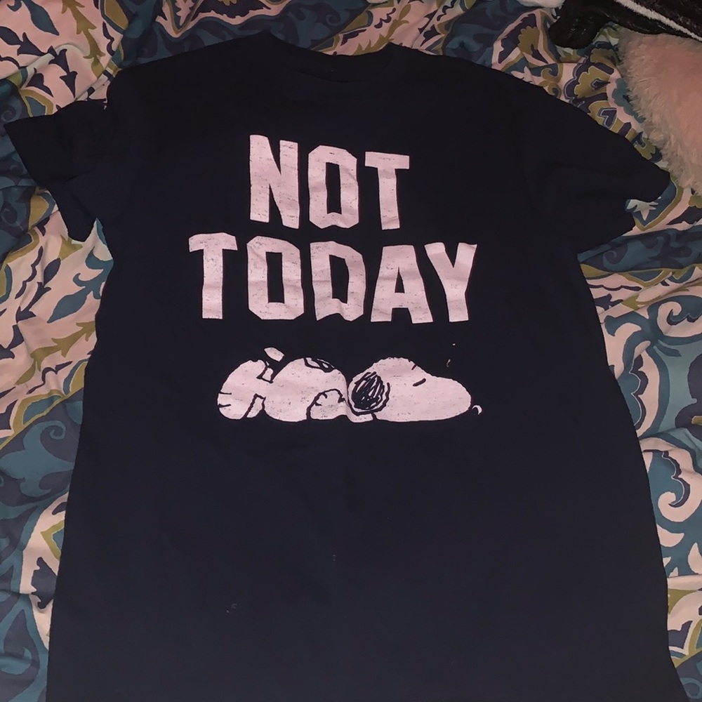 Navy blue snoopy tee